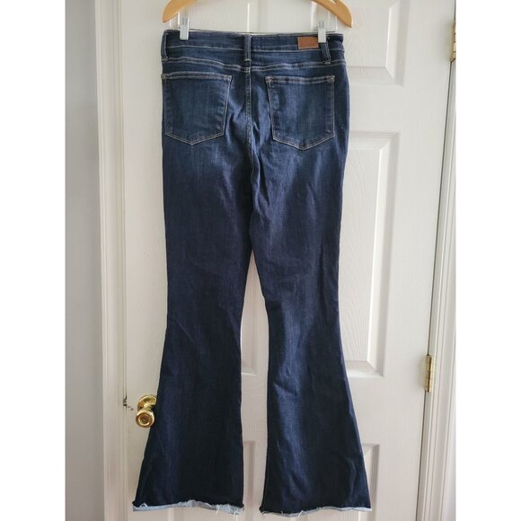 Judy Blue Los Angeles Blue Demin Flare Jeans size 13 stretch boho - Picture 5 of 7